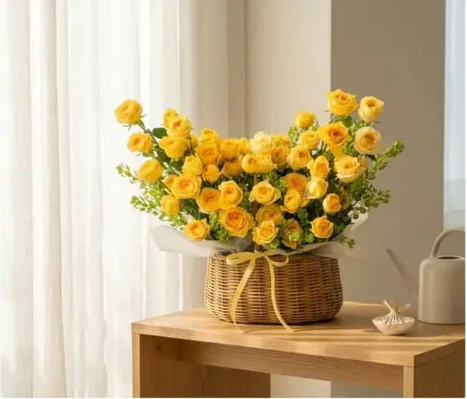 Pure Yellow Rose