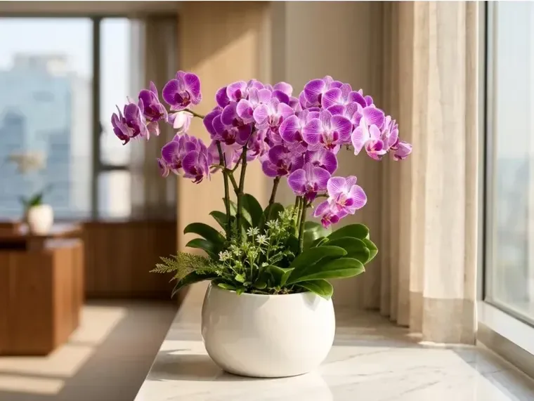 Phalaenopsis Orchid (Purple)