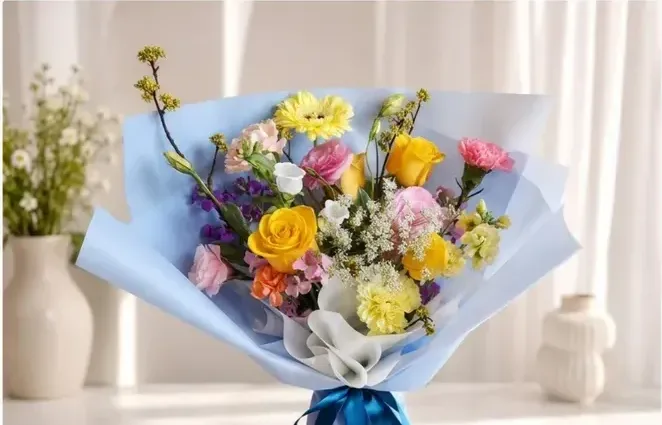 A Flutter of Sky Blue