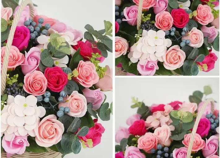 Pink Symphony (Soap Flowers)