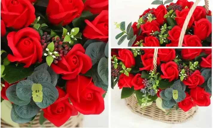Red Romance (Soap Flowers)
