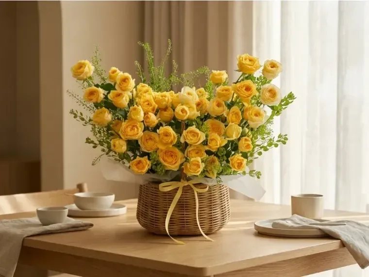 Pure Yellow Rose