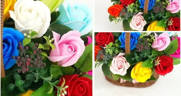 Rainbow Rose (Soap Flowers)
