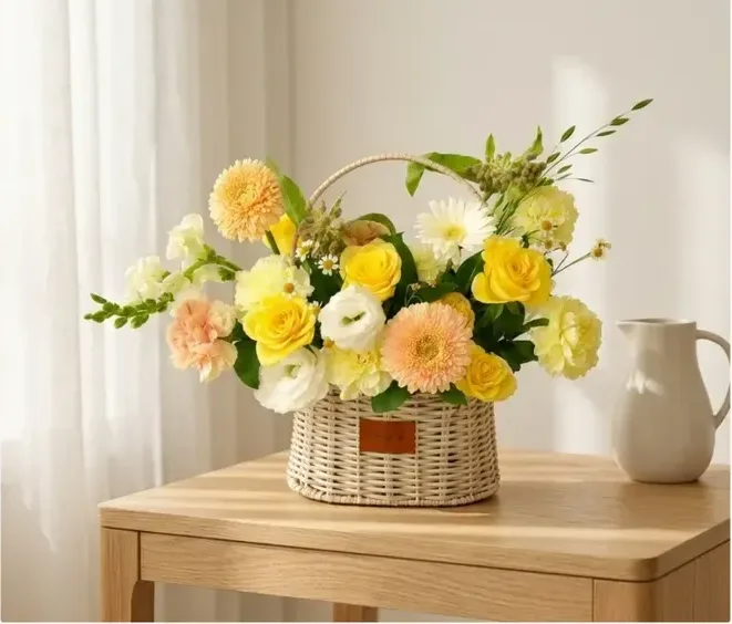 Lemon Cream Basket
