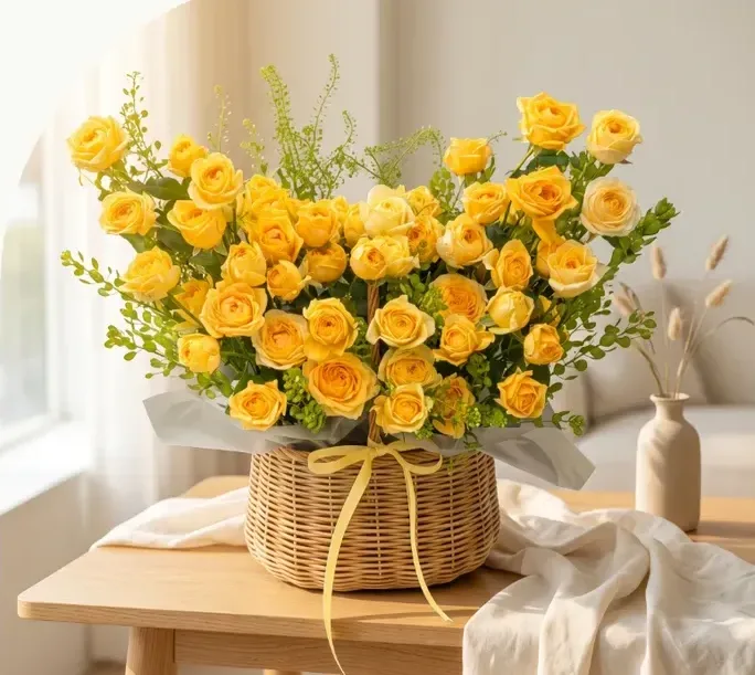 Pure Yellow Rose