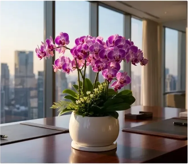 Phalaenopsis Orchid (Purple)