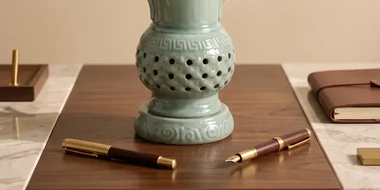 Daehun Cymbidium (Carved Pot)