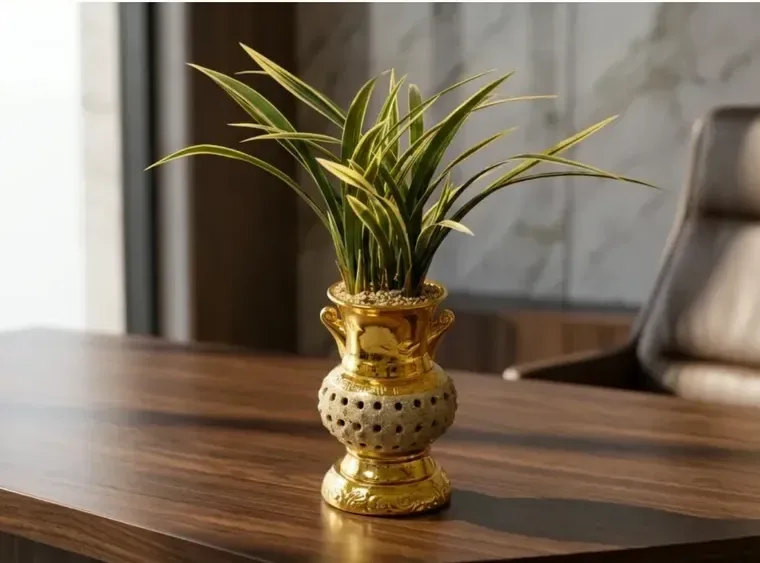 Ilhyanggeum Cymbidium (Gold Carved Pot)